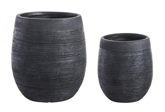 Set2 P.Vase Graffiti Bombe Noir