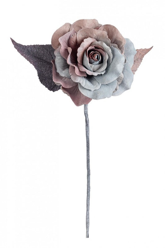 12x Pique Rose Coline Bleu/Marron