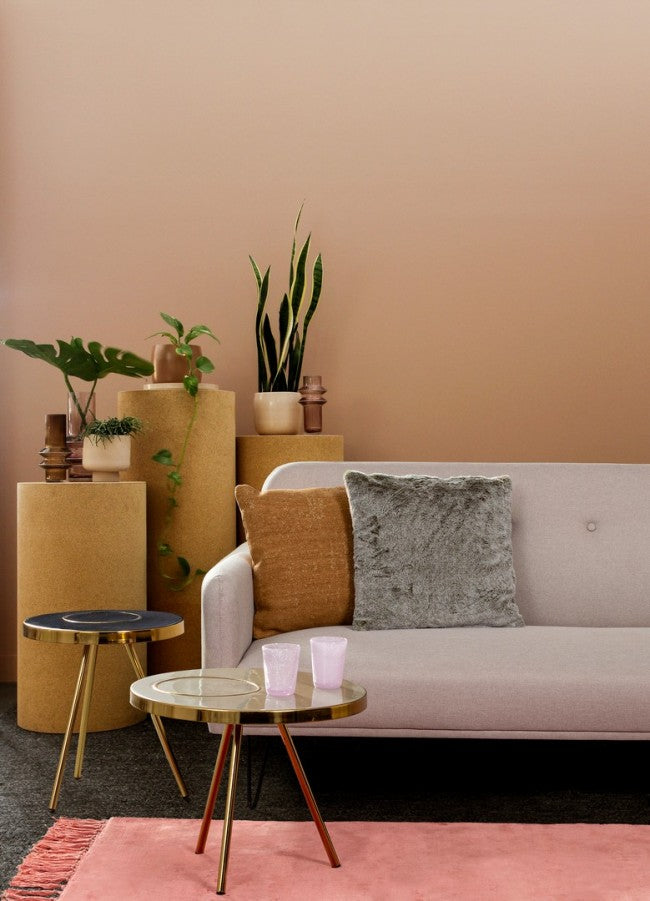 Tapis viscose style ethnique Rouge Corail BELIZE 160x230 cm