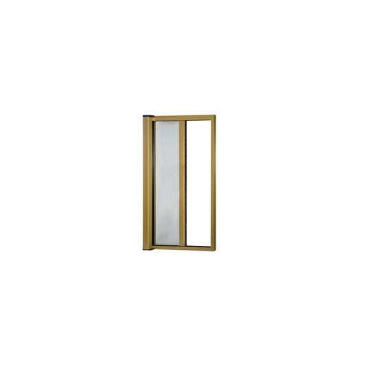 Moustiquaire à enroulement en kit réductible universel pour porte-fenêtre horizontale Bronze 160x250