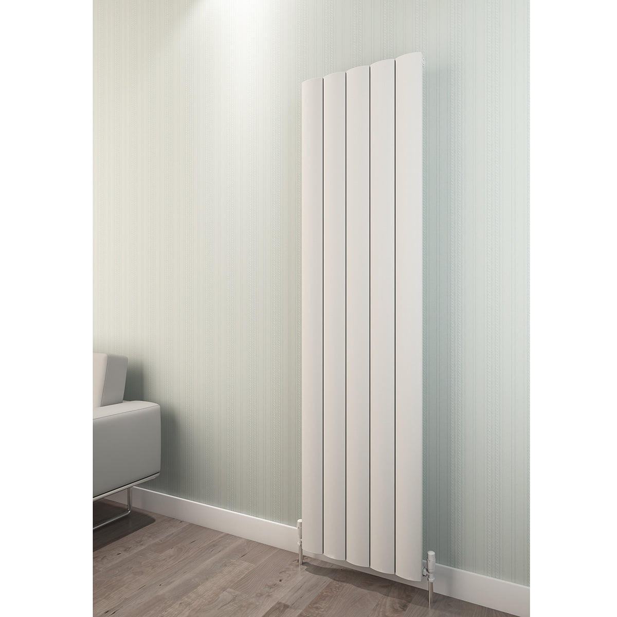 Radiateur décoratif blanc H1800 - L. 280 mm