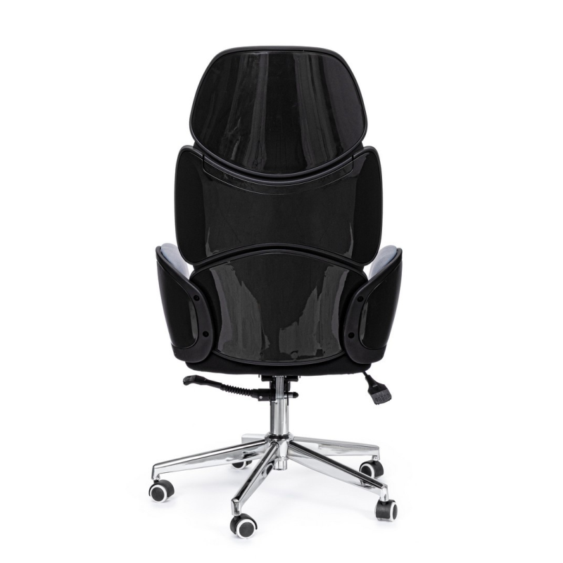 Fauteuil de bureau rembourré gris-noir Armstrong