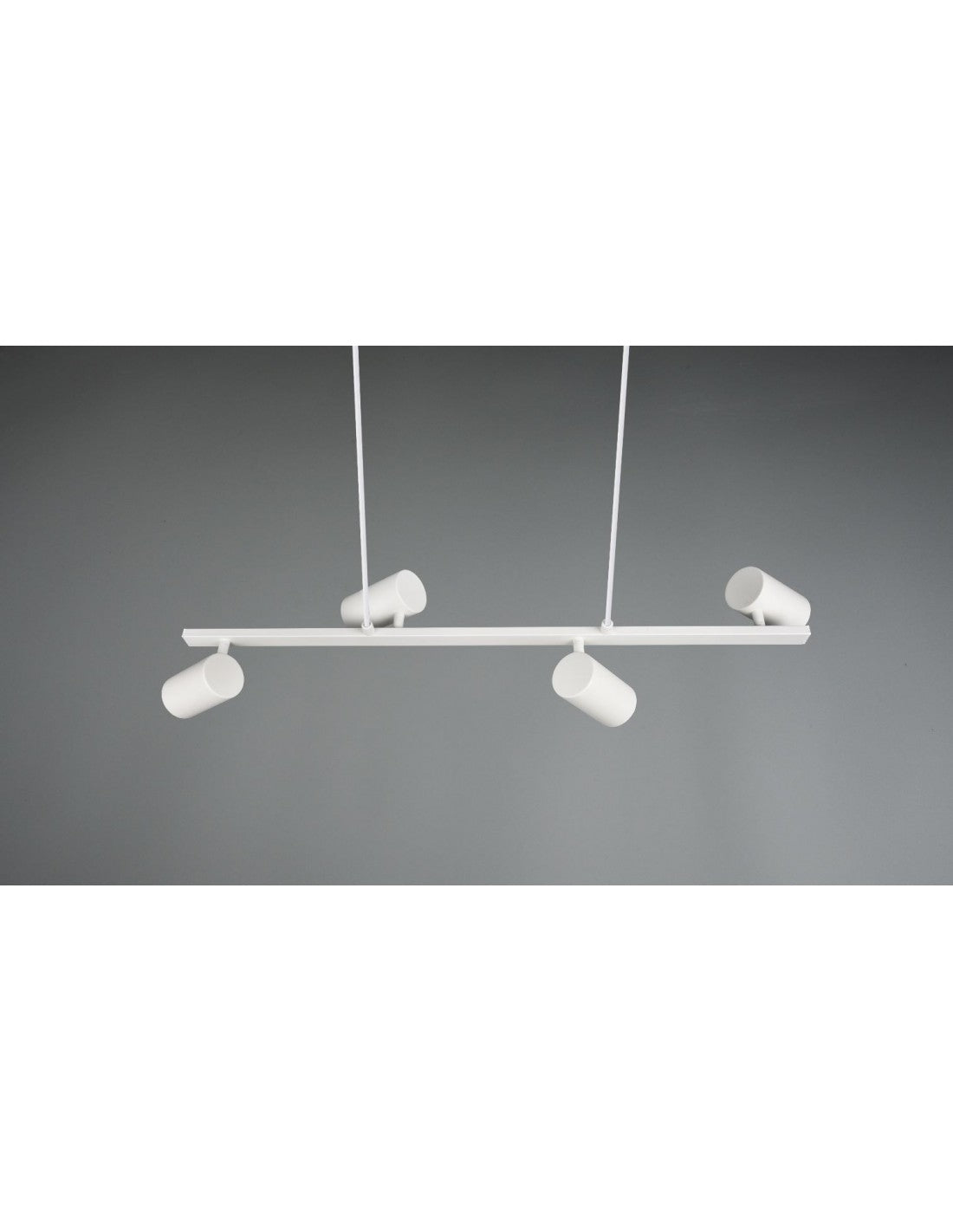 Suspension Blanche 4 Spots GU10 Orientables Marley Trio Lighting