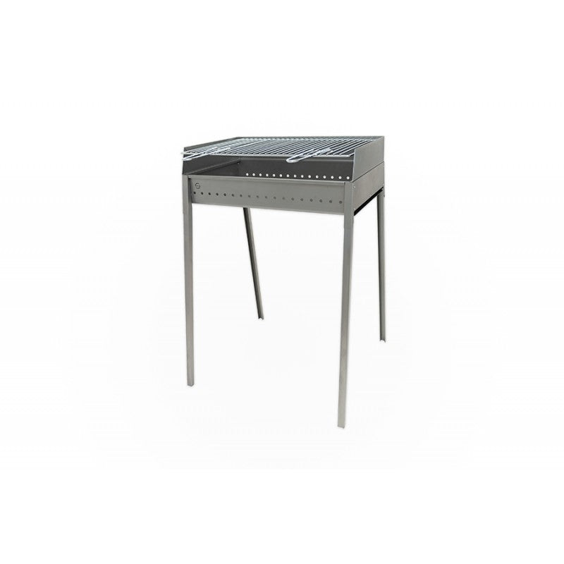 Barbecue terrasse de jardin en fer 40 x 60 cm Vésuve