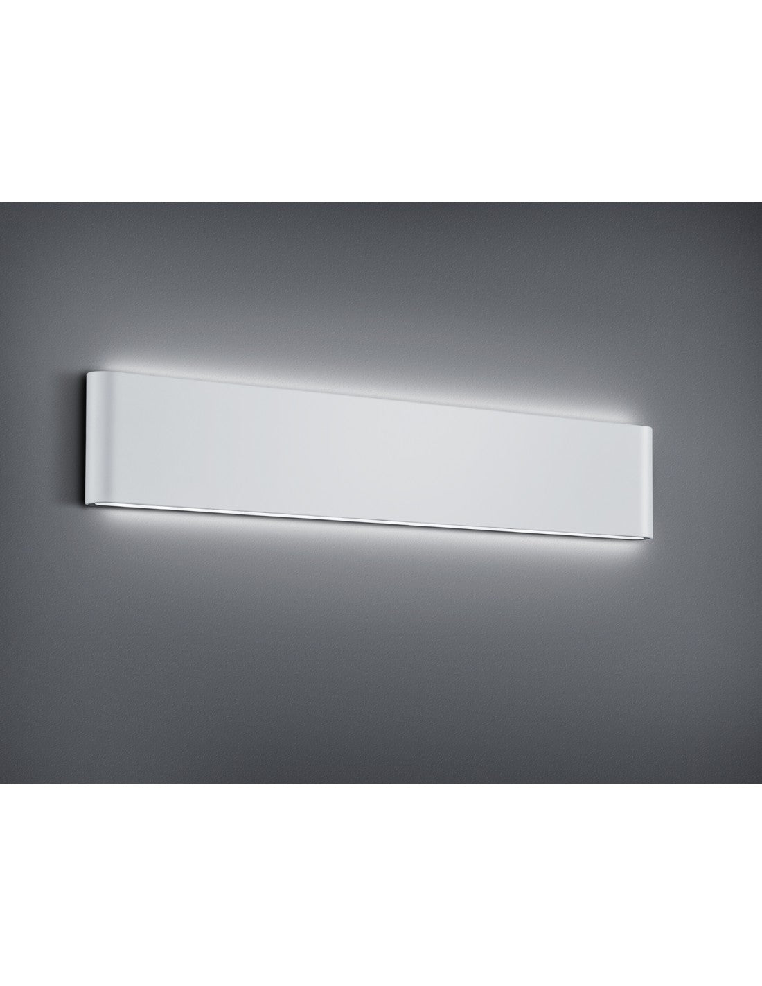 Thames II Applique Rectangulaire LED Double Lumière IP54 Blanc L46 cm Trio Lighting