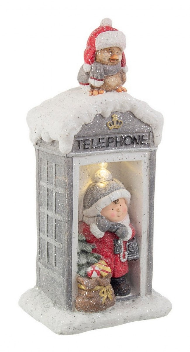 1x cabine téléphonique Shiver Grey C