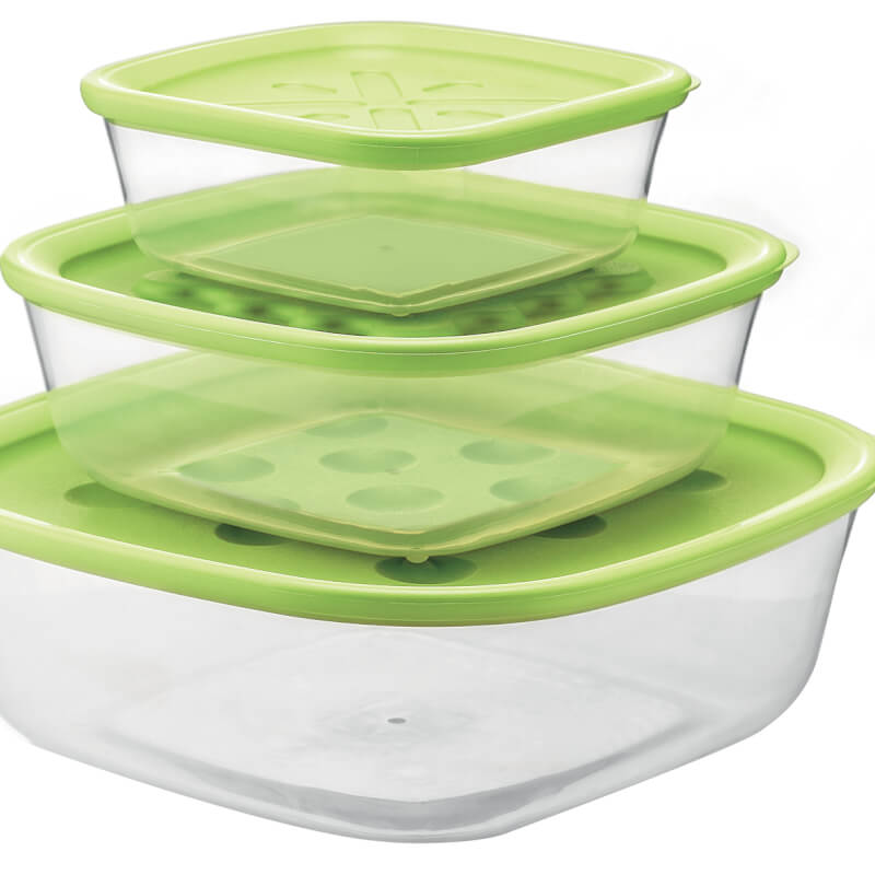 Baratt Quadri par Guzz.3Pcs Vert