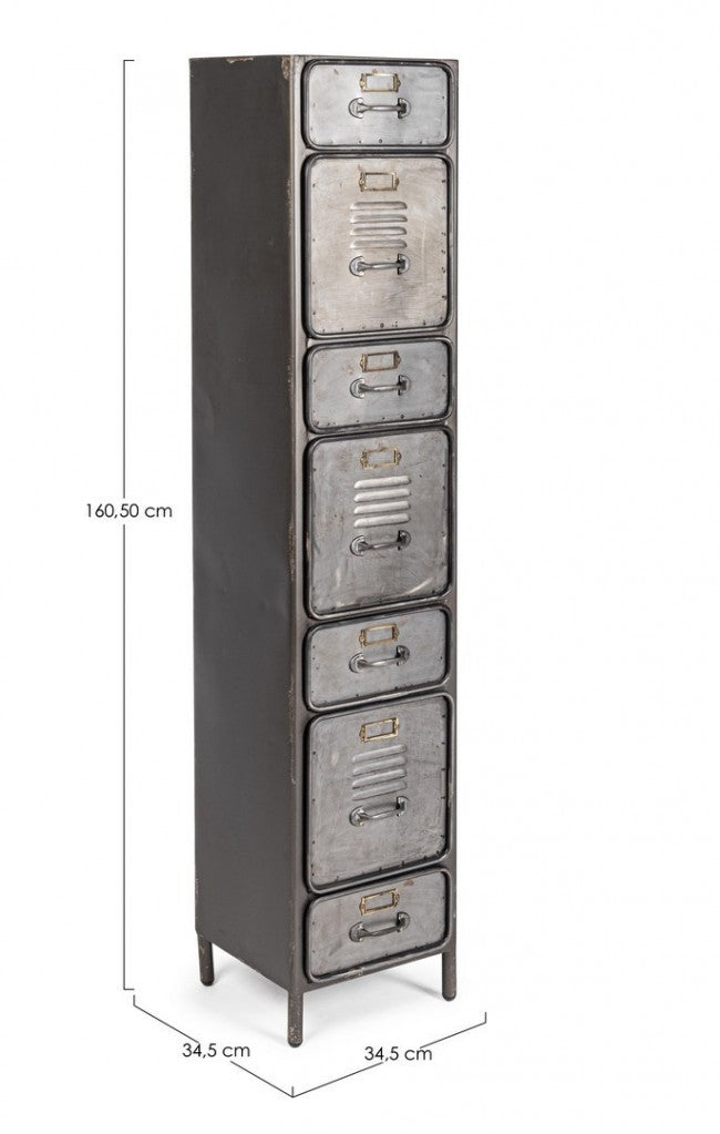 Commode Store 7 tiroirs de style industriel