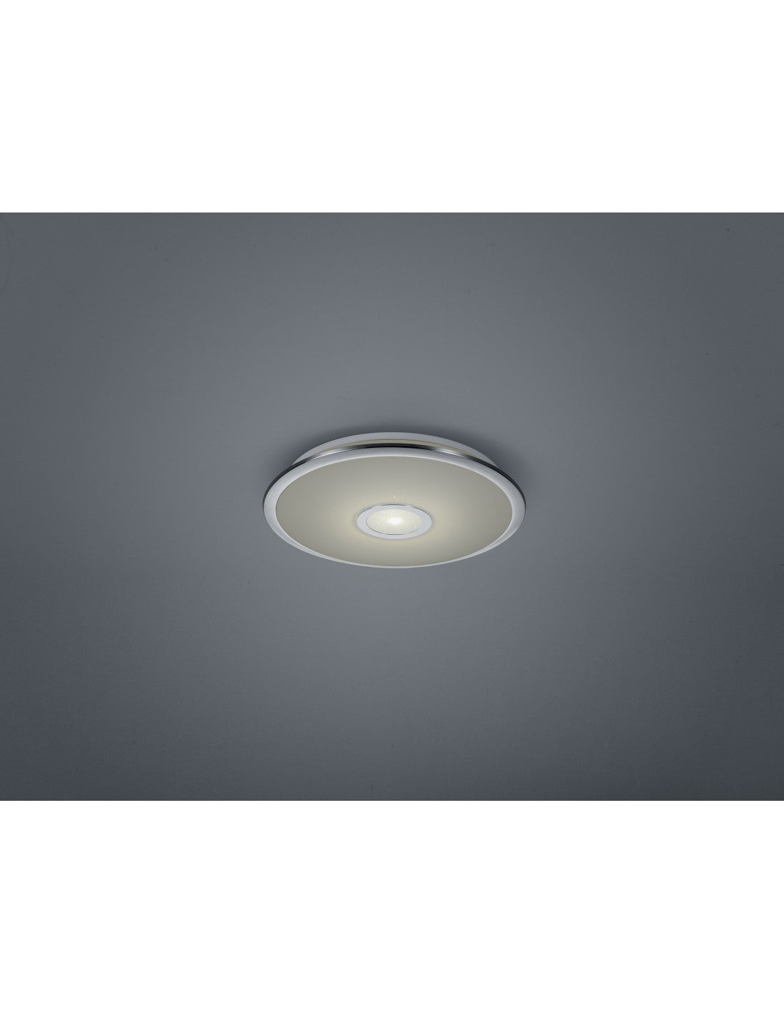 Plafonnier multifonctionnel Disco Led Osaka Ø42 cm Chrome Trio Lighting