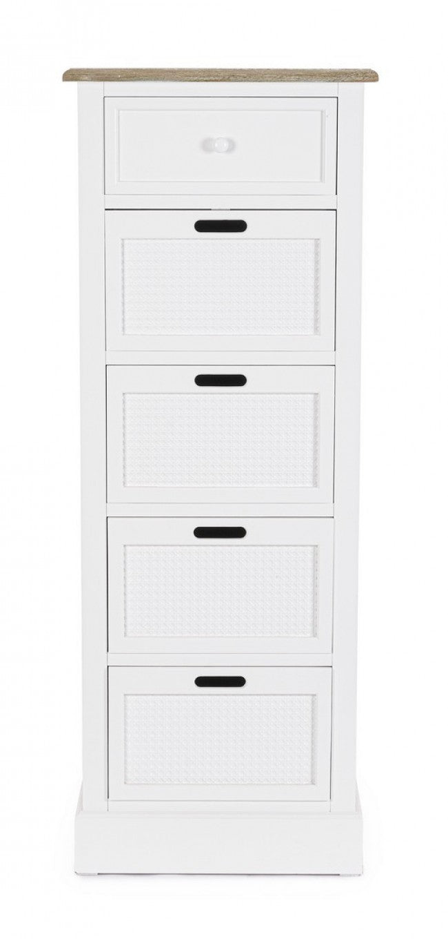 Commode 4 tiroirs Dorotea blanche