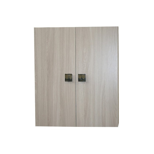 Élément mural de salle de bain polyvalent Olmo 2 portes avec étagère interne 60x17xh.70 cm