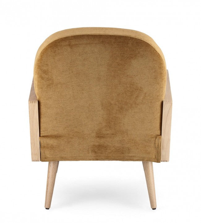 Fauteuil Dalida moutarde