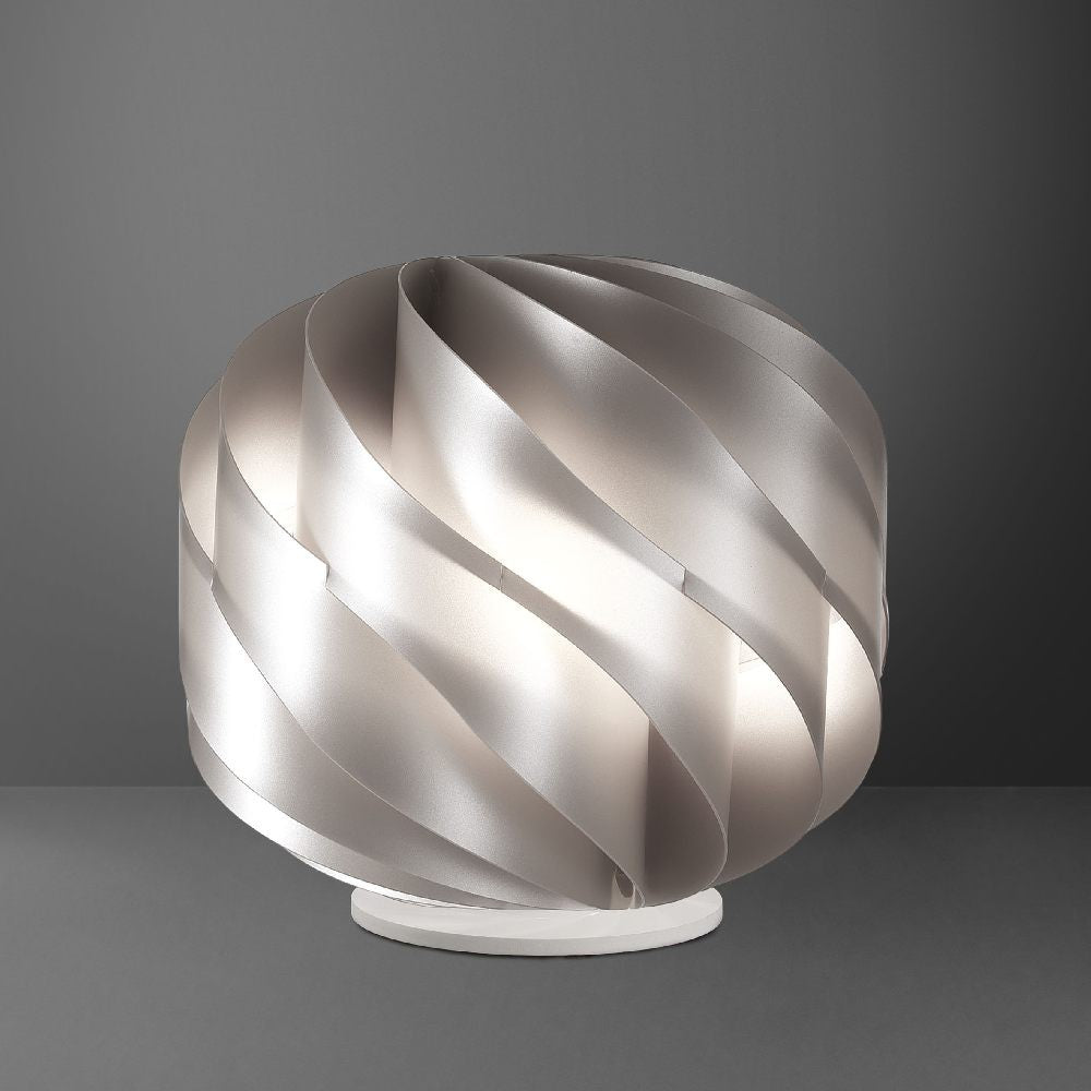 Lampe de table LAP Argent en Plastique Cm. 15 x 15 heures