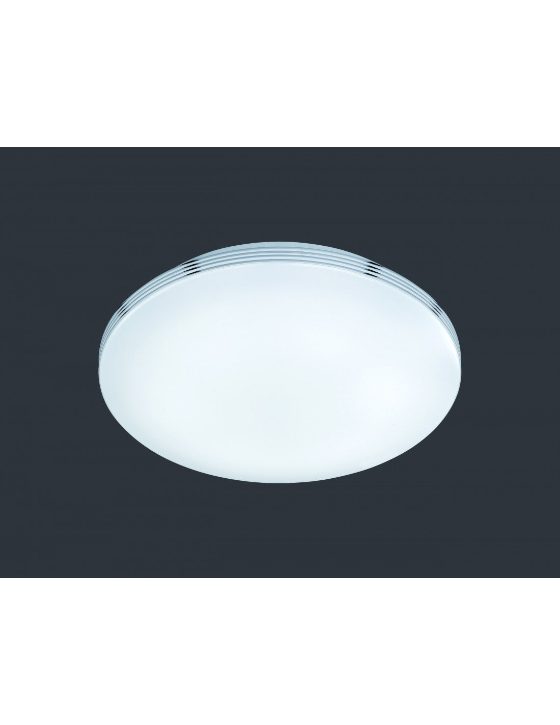 Plafonnier LED IP44 Dimmable Apart Blanc Ø41 cm Trio Lighting