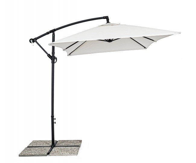 Parapluie à bras Texas 2x3 cm anthracite-naturel