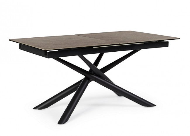Table extensible Seyfert avec plateau en céramique 160-220x90 cm