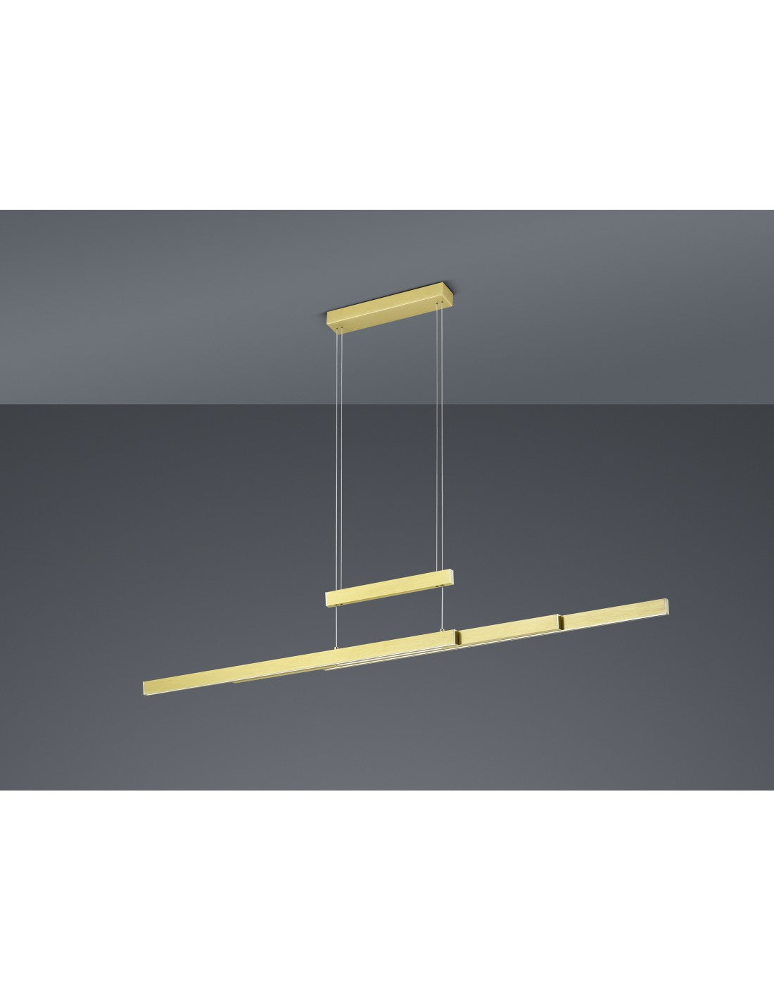 Suspension moderne Trajan Led Touch Dimmable Laiton Trio Éclairage