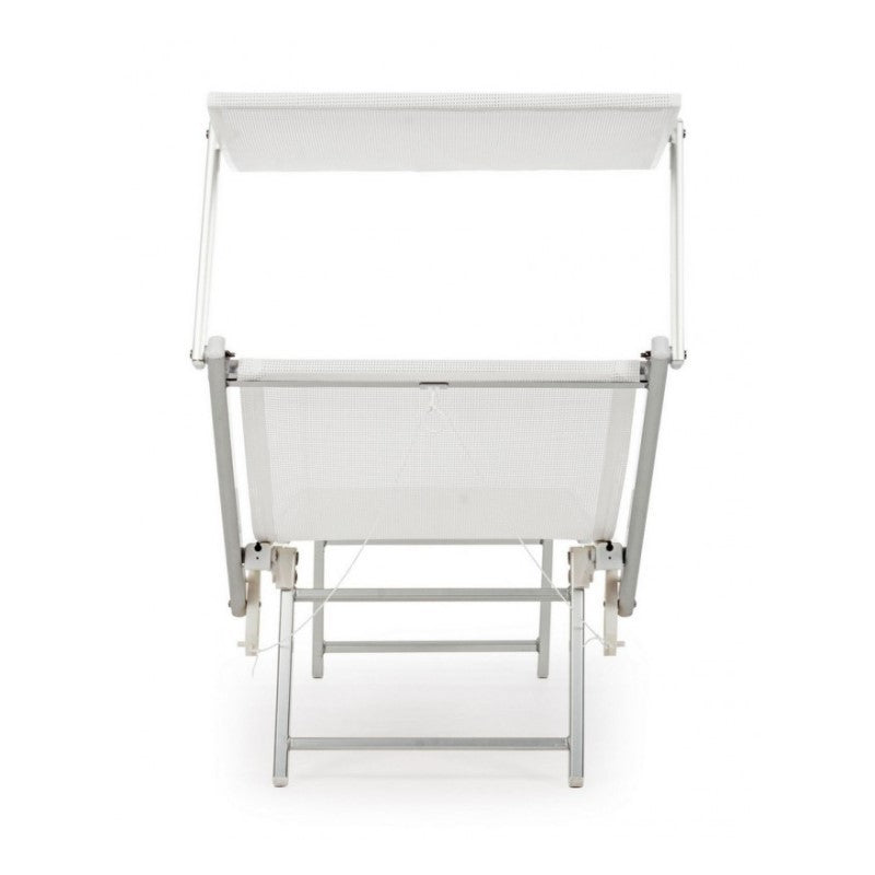 Bain de soleil d'extérieur blanc