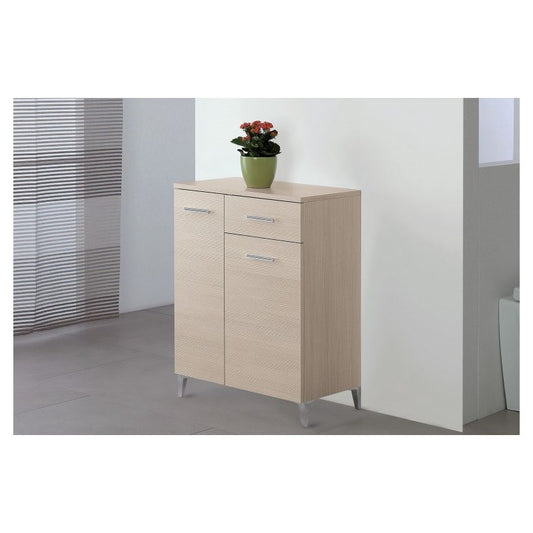 Meuble de salle de bain avec deux portes et un tiroir en Larice 60x34x h78,5 cm