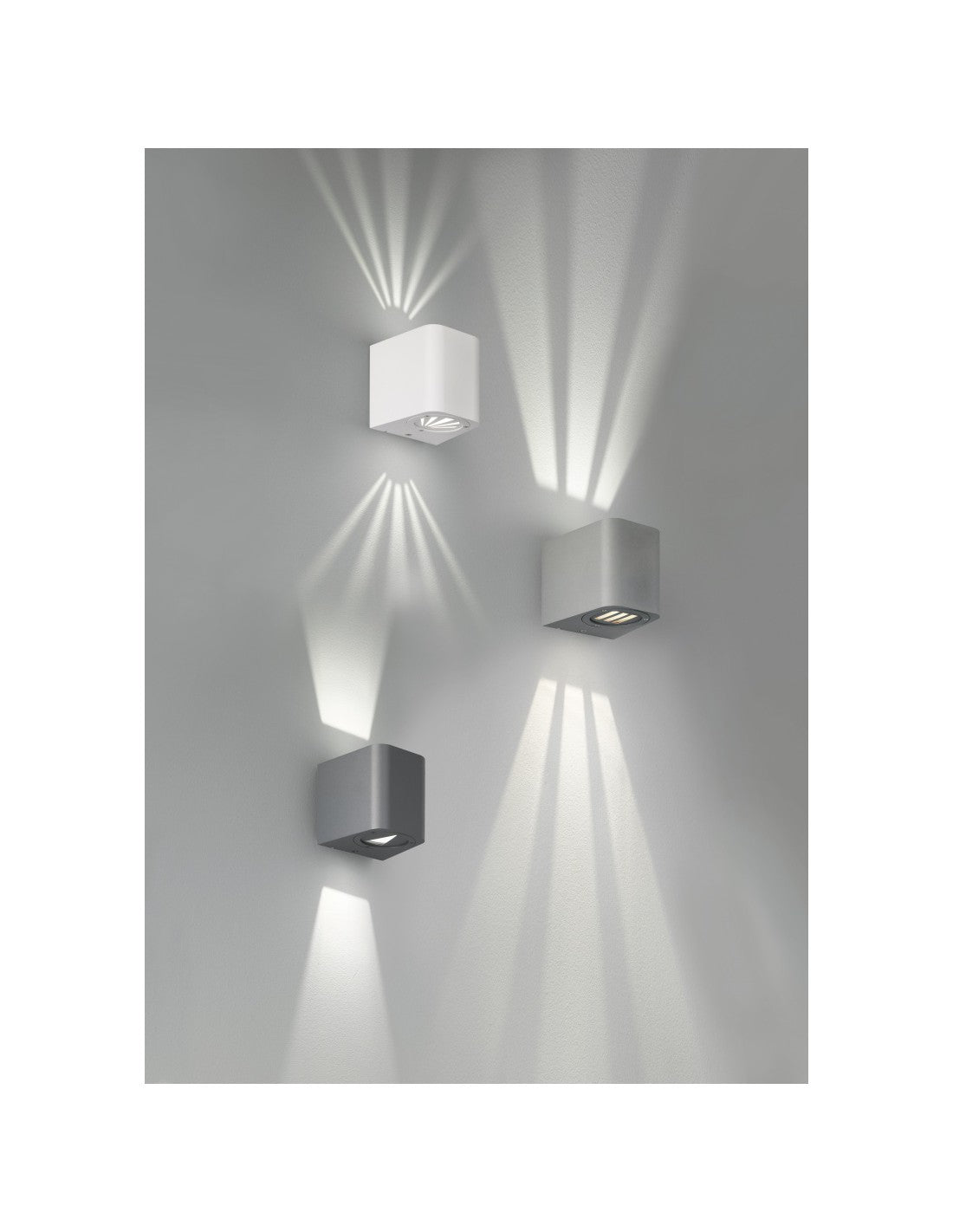 Applique d'extérieur double émission Bogota LED IP54 Anthracite Trio Lighting