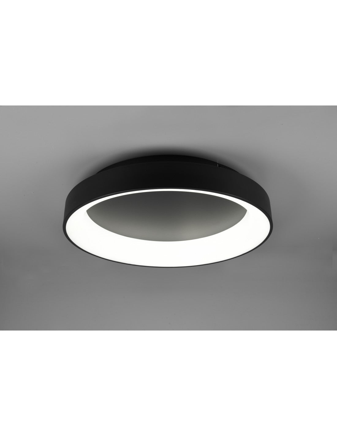 Plafonnier LED Girona 48w Dimmable Noir Ø60 cm Trio Lighting