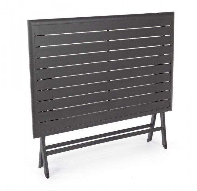 Table d'extérieur ELIN aluminium anthracite 110x70x h71 cm