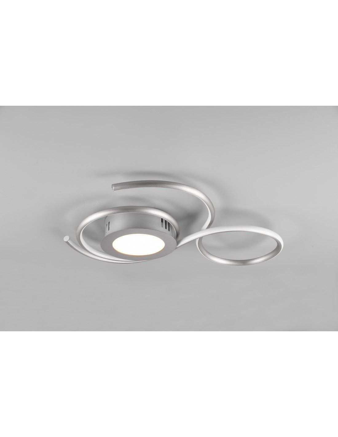 Plafonnier moderne à variateur LED pour salon Jive Nichel Trio Lighting
