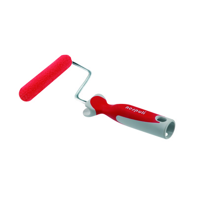 Mini rouleau court de 11 cm pour peindre avec des solvants.