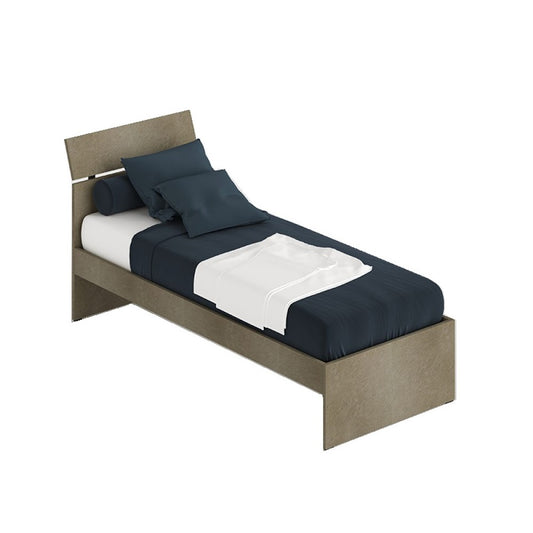 Lit simple en frêne Argilla pour chambre 200x85xh98 cm