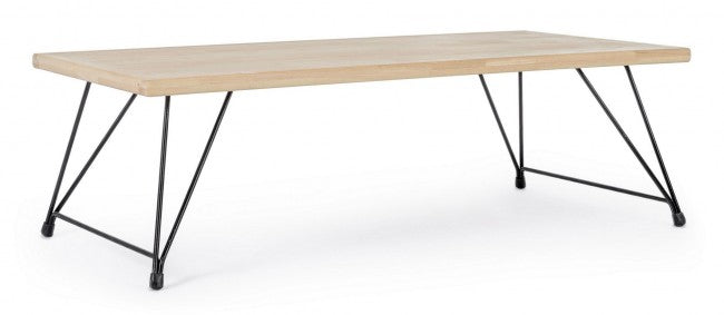 Table basse style industriel Vintage DISTRICT 120x60x h36 cm