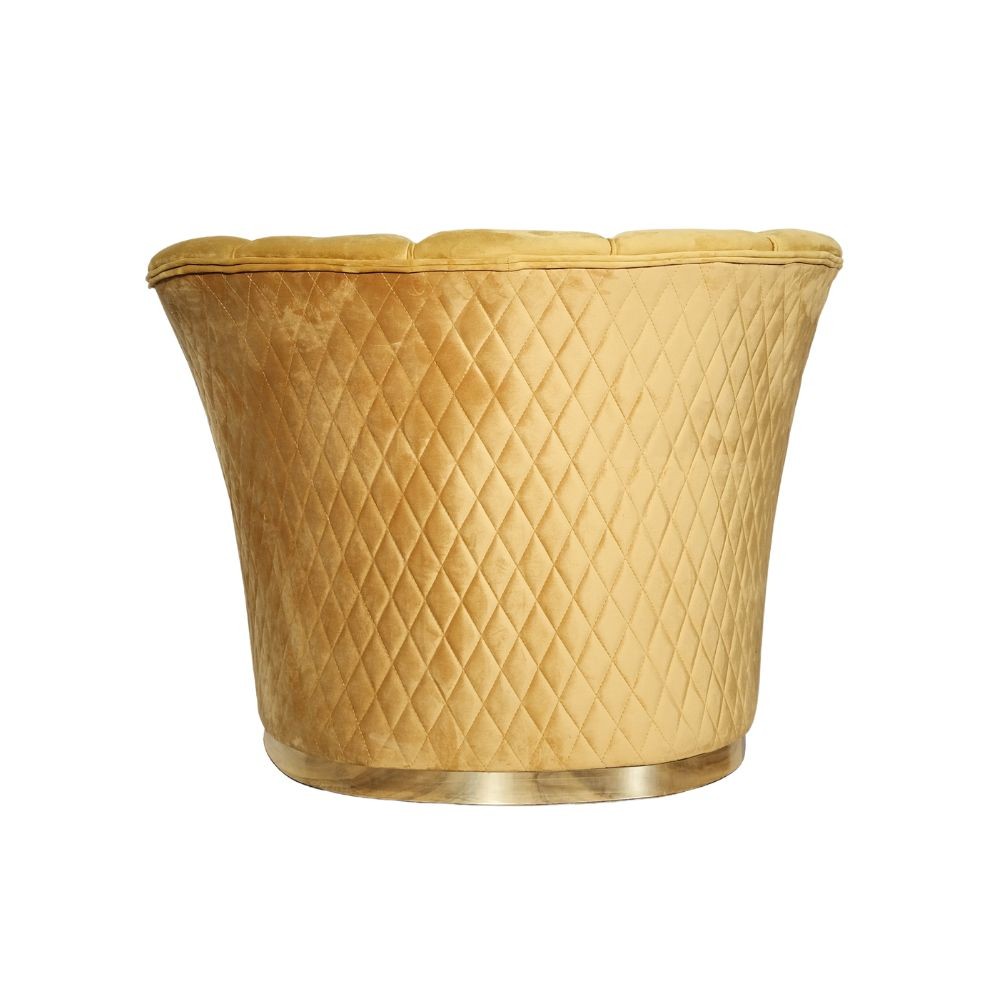 Fauteuil moutarde Argentario Berger