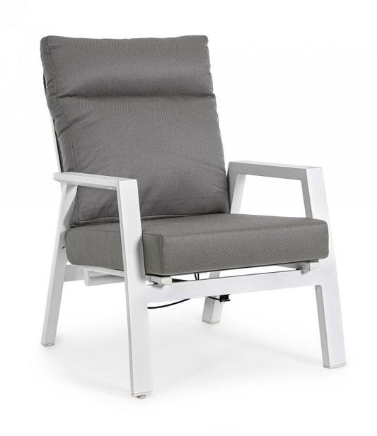 2x Fauteuil Recl CC Kledi Blanc Jx11