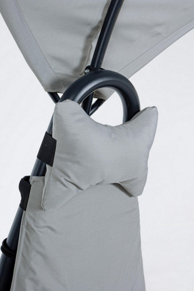 Chaise longue d'extérieur à bascule Baffin anthracite