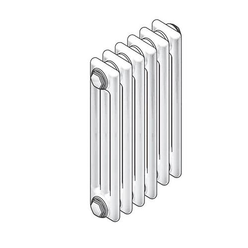 Chauffage élégant : radiateur tubulaire en acier Zehnder Charleston