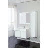 Composition de salle de bain avec deux portes Fabula Line Laqué Blanc 90x47x h57cm