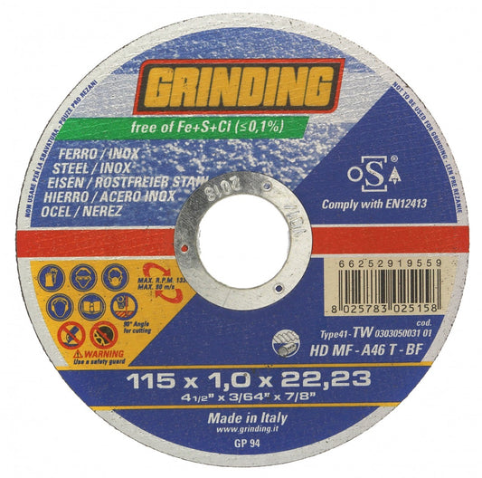 Mini disques pour fer à aiguiser 120 115 x 1,0
