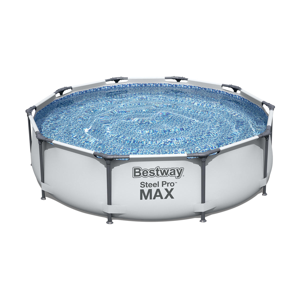 Piscine hors sol ronde Steel Pro Max avec pompe à filtre