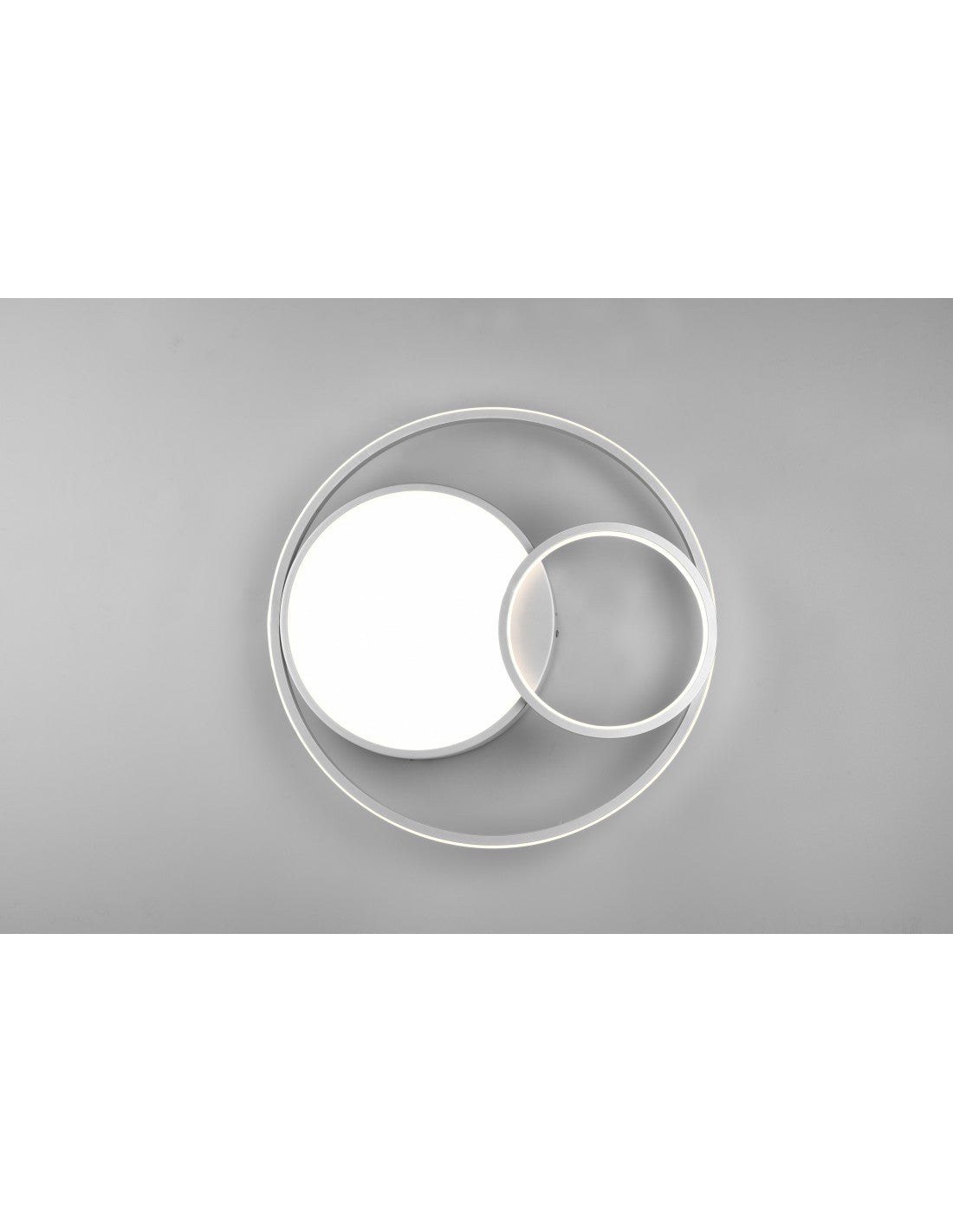 Plafonnier moderne en aluminium Vuelta 3 variateur LED 28w Trio Lighting