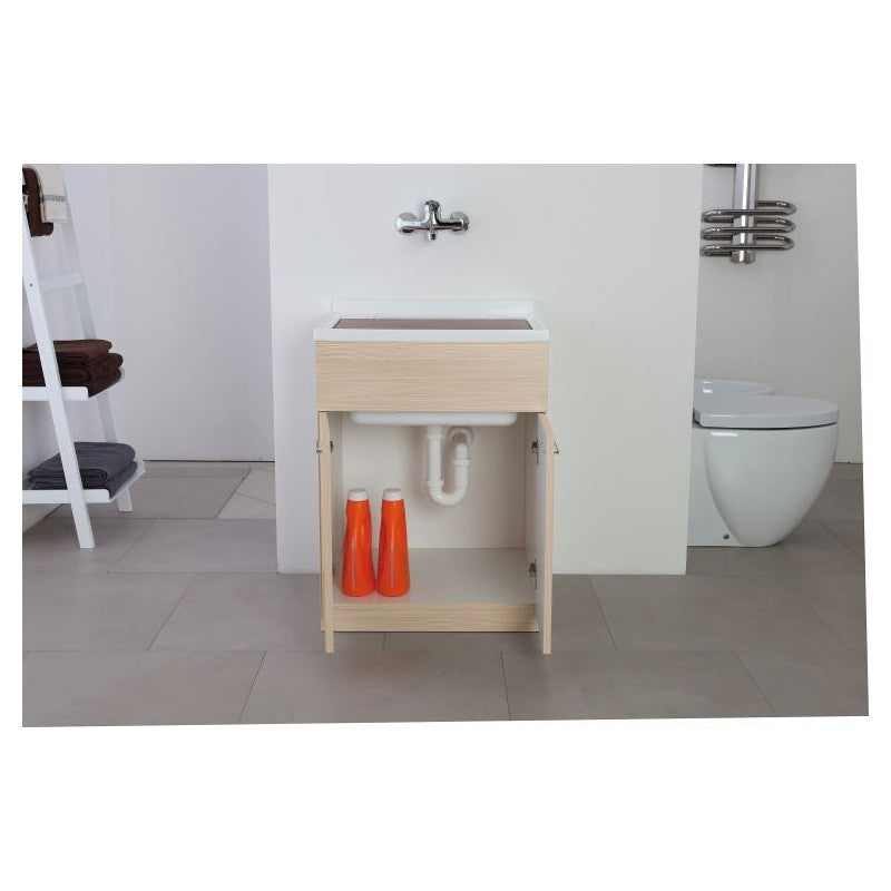 Évier Larice deux portes 60x50x h83 cm