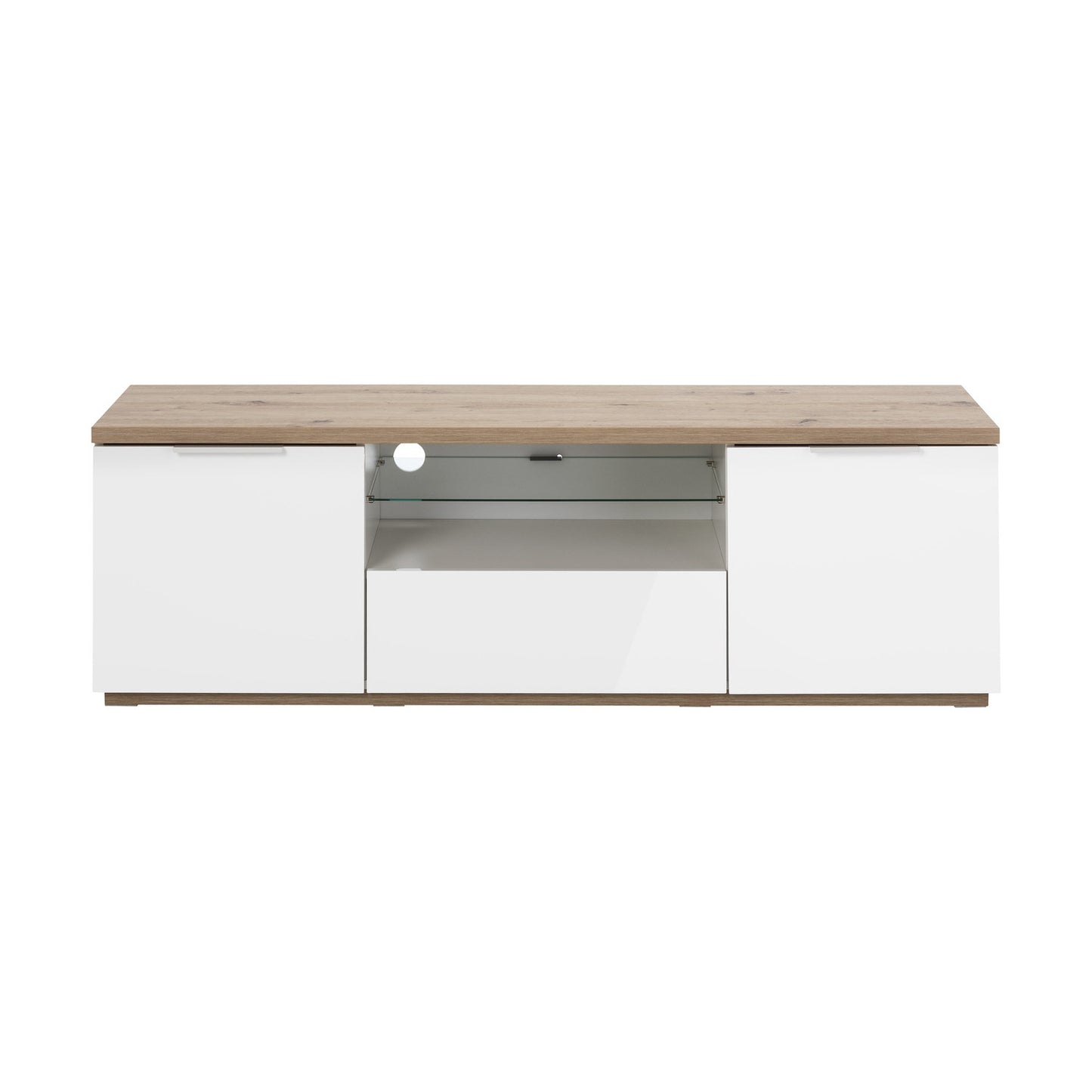 Meuble TV Mundi avec 2 portes et 1 abattant