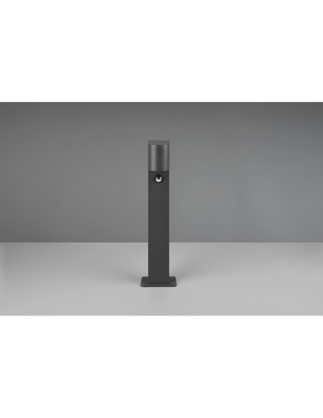 Borne Basse de Jardin 1xGU10 Roya Anthracite IP44 Détecteur de Mouvement Trio Éclairage