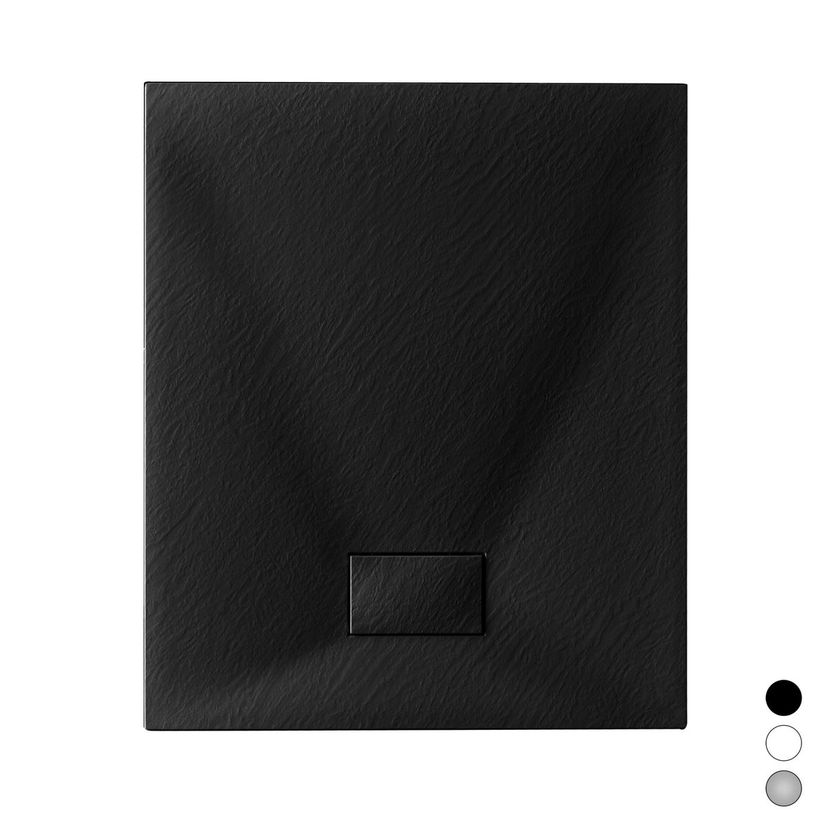Receveur de douche fin rectangulaire noir 80x160 cm