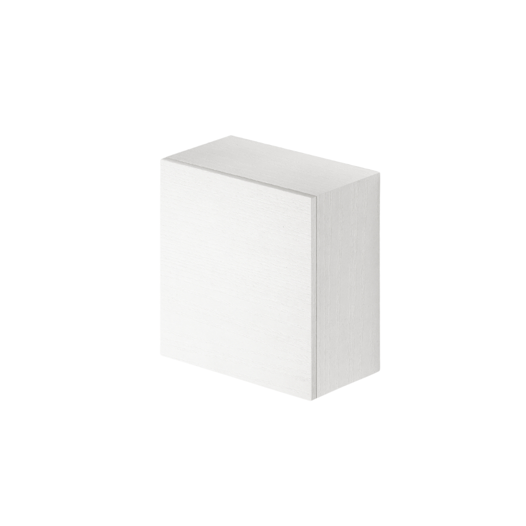 Élément mural 4 compartiments avec porte blanche H60x60x30cm