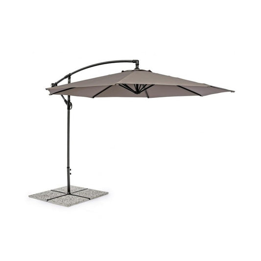 Parasol de jardin avec bras 360° Texas 300x h260 cm Anthracite-Gris Tourterelle