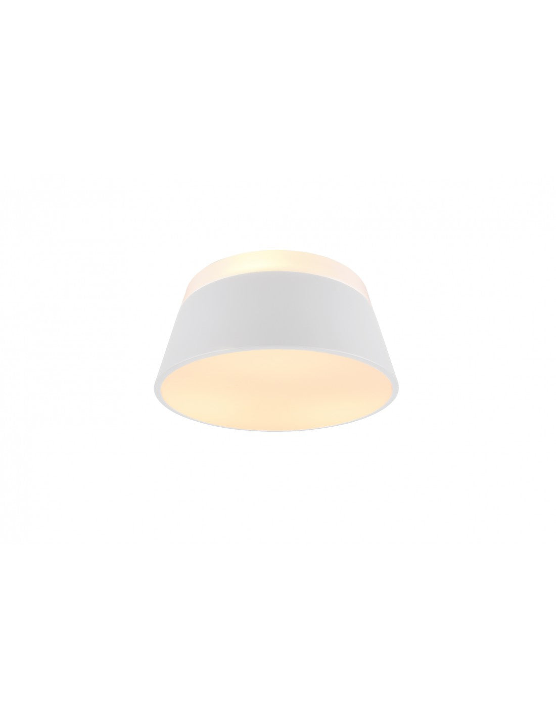 Plafonnier Baroness Cône Blanc Ø45 cm Double Trio Lighting