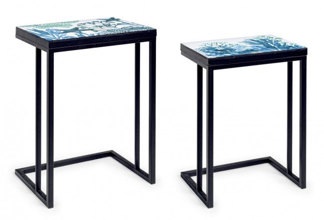 Ensemble de deux tables d'ameublement bizzotto