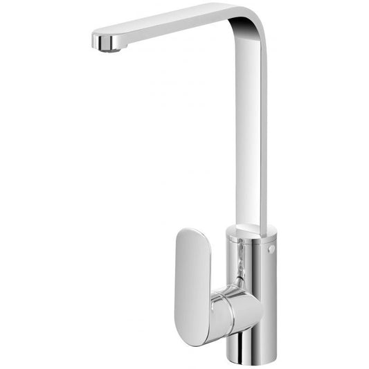 Mitigeur d'évier en acier à bec carré Série KREO