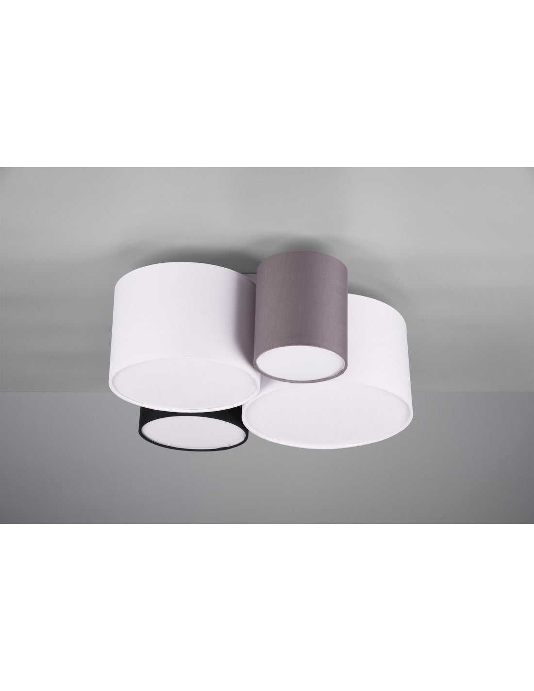 Plafonnier pour hôtel 4xE27 Cylindres Multicolores L50cm Trio Lighting
