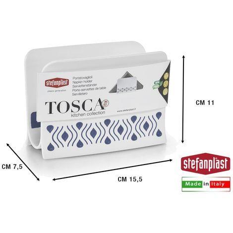 Élégant porte-serviettes de table en résine Tosca