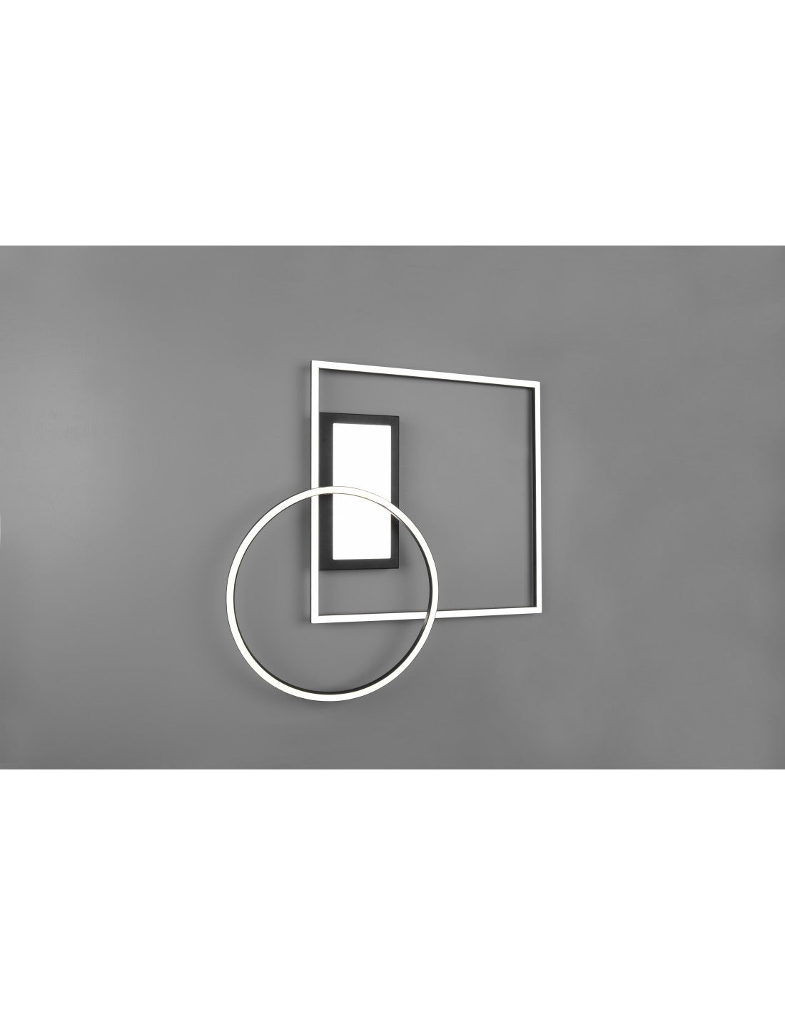 Plafonnier Led Downey 34w Noir L64 cm Dimmable Trio Lighting